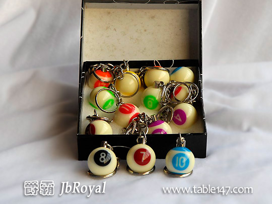 進口夜光球鑰匙圈