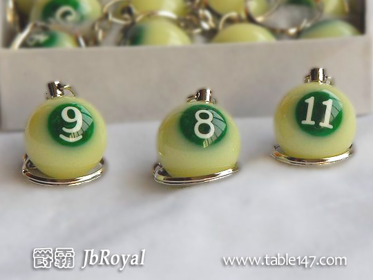 進口夜光球鑰匙圈3